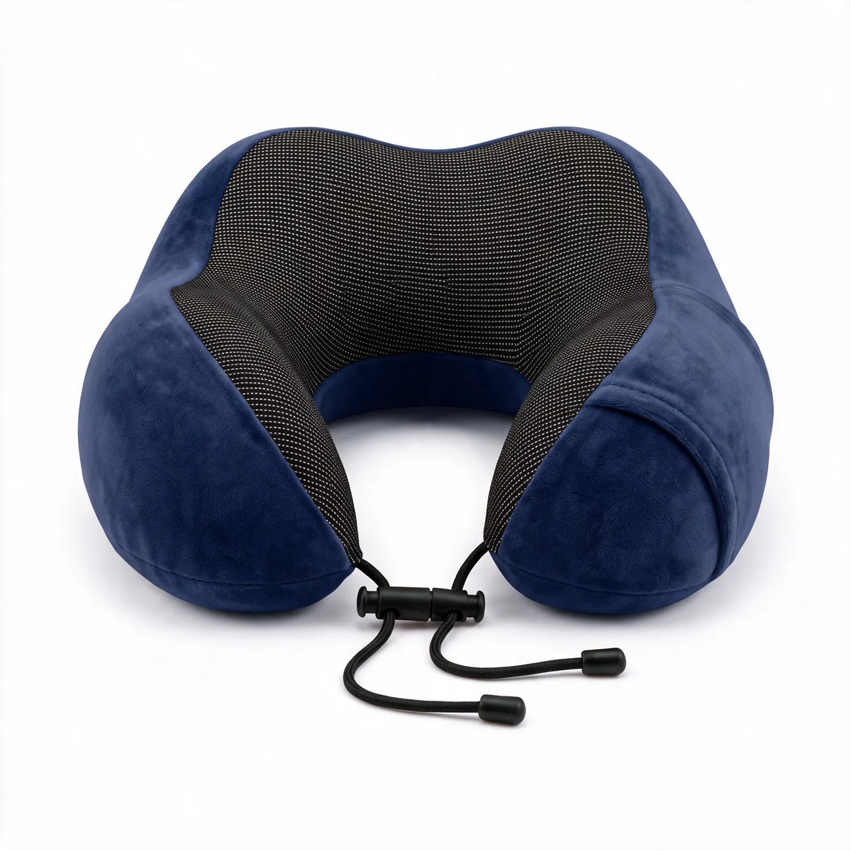 Dark blue | U-Shaped Memory Foam Airplane Neck Pillow, front view