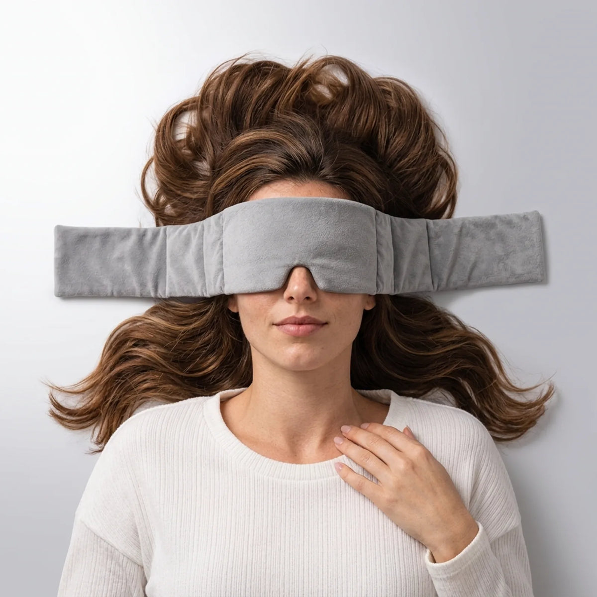 Weighted Velvet Sleep Mask Headband