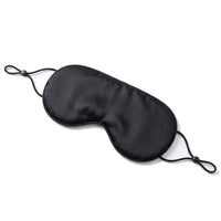 black | Ice Silk Cooling & Warming Sleep Mask, front view