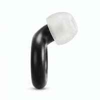 Black | Quiet Silicone Ear Plugs for Sleep & Motorcycling, single side