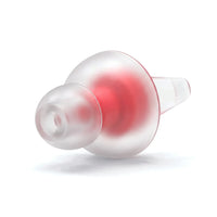 Red-04 | High-Fidelity Washable Silicone Ear Plugs, back