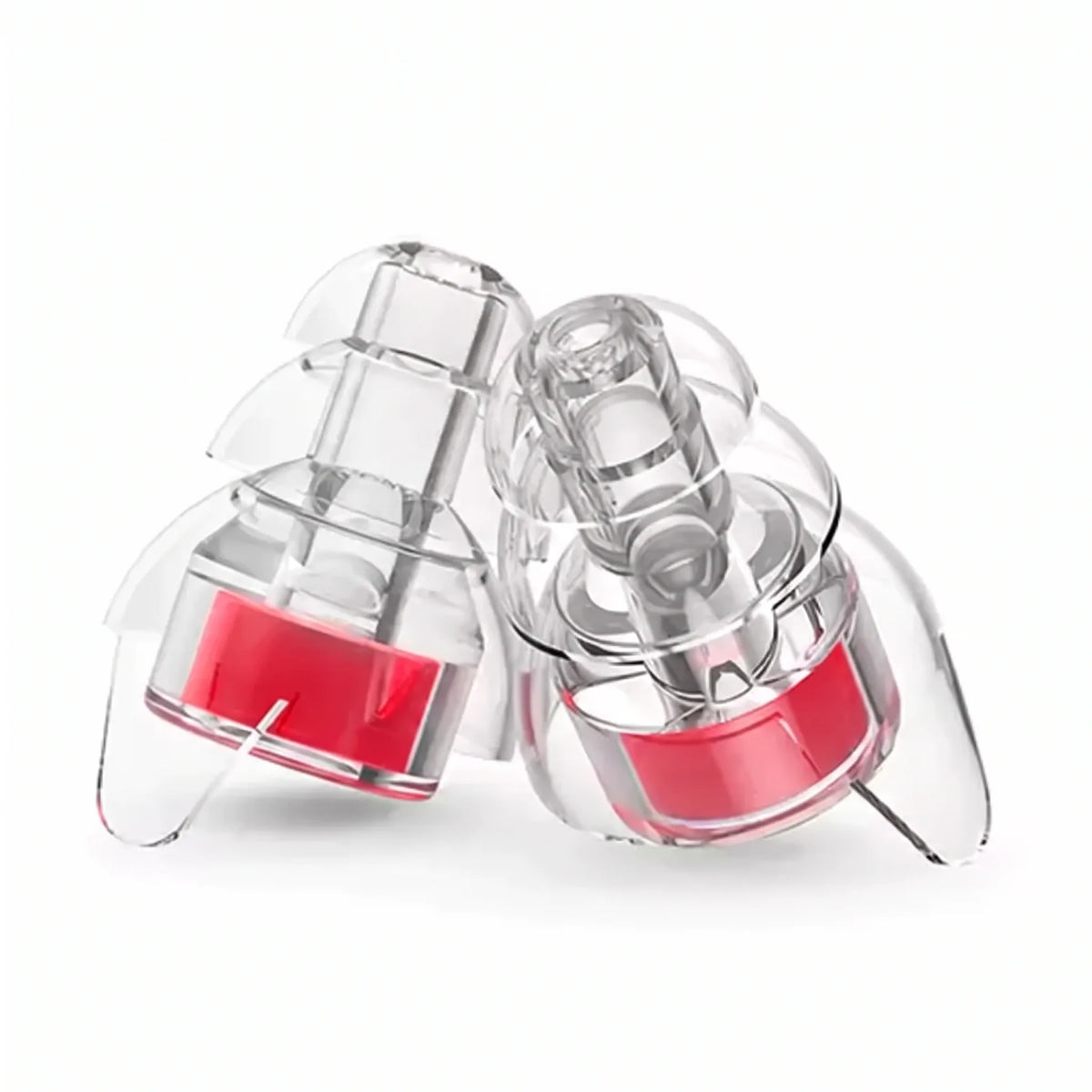 Red | High-Fidelity Concert Ear Plugs with Case, pair