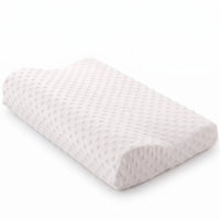 White | Orthopedic Memory Foam Pillow for Side Sleepers, angled view