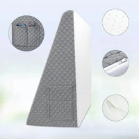 All colors | Foam Wedge Pillow for Elevated Sleeping, pockets, non-slip bottom, removable zip cover and handle