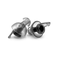 Black-04 | High-Fidelity Washable Silicone Ear Plugs, three quarter
