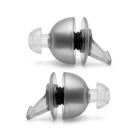 Black-04 | High-Fidelity Washable Silicone Ear Plugs, top flat
