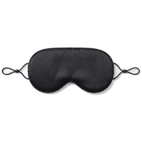 black | Ice Silk Cooling & Warming Sleep Mask, top view