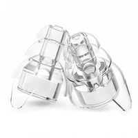 White | High-Fidelity Concert Ear Plugs with Case, pair
