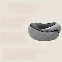 All colors | Roll-Up Memory Foam Travel Neck Pillow, angled view on a beige background