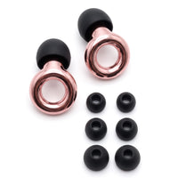 Pink | Quiet Silicone Ear Plugs for Sleep & Motorcycling, set spare tips