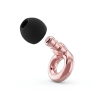 Pink | Quiet Silicone Ear Plugs for Sleep & Motorcycling, disassembled
