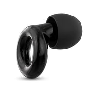Black 1 | Quiet Silicone Ear Plugs for Sleep & Motorcycling, single side