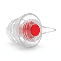 Red-05 | High-Fidelity Washable Silicone Ear Plugs, front