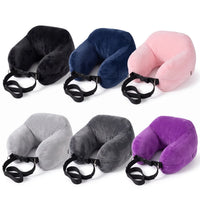 All colors | Fillable Washable U-Shaped Travel Pillow, all six colors