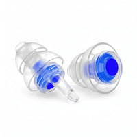 Blue-05 | High-Fidelity Washable Silicone Ear Plugs, three quarter