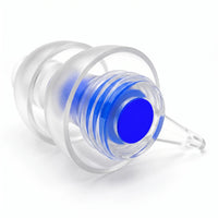 Blue-05 | High-Fidelity Washable Silicone Ear Plugs, macro