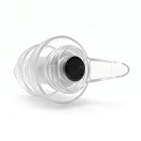 Black-05 | High-Fidelity Washable Silicone Ear Plugs, front