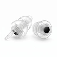 Black-05 | High-Fidelity Washable Silicone Ear Plugs, three quarter