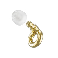 Golden 1 | Quiet Silicone Ear Plugs for Sleep & Motorcycling, disassembled