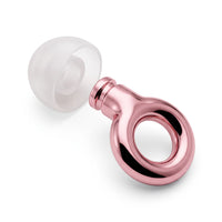 Pink 1 | Quiet Silicone Ear Plugs for Sleep & Motorcycling, disassembled
