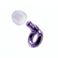 Purple 1 | Quiet Silicone Ear Plugs for Sleep & Motorcycling, disassembled