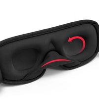 All colors | Soft Padded 3D Contoured Sleep Mask, contoured eye cavities
