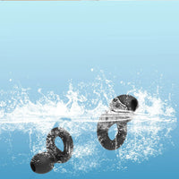 All colors | Silicone Ear Plugs, 4 Sizes (XS–L), waterproof, in water splash