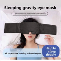 Weighted Sleep Mask Headband — Gentle Pressure, Light Blocking, Soft Velvet