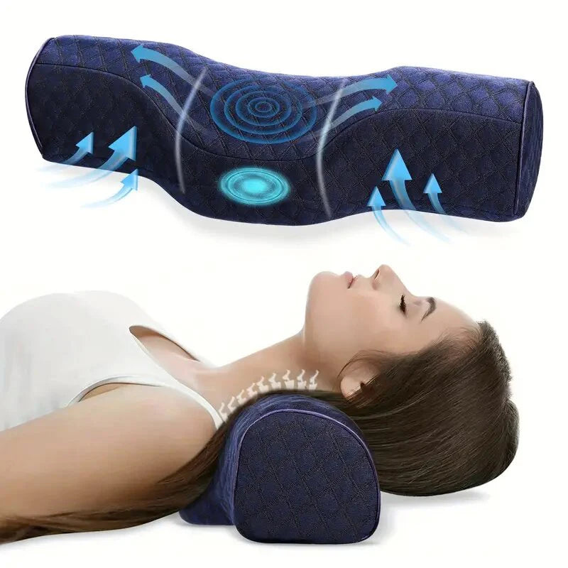 Cervical Relief Pillow with Head Massage Contour - photo 1