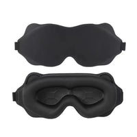 6D Contoured Sleep Mask — 100% Blackout, Zero Eye Pressure, Adjustable