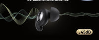 45 dB Noise Reduction Earplugs — Reusable Silicone, 4 Tip Sizes, With Case