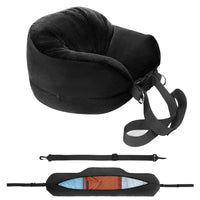 Fillable Velvet Travel Pillow Cover with Storage Bag - photo 14
