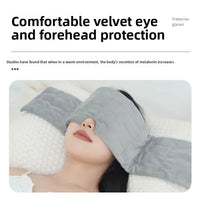 Weighted Sleep Mask Headband — Gentle Pressure, Light Blocking, Soft Velvet