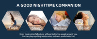 Bluetooth Sleep Mask Headphones — 3D Blackout Mask with Slim Flat Speakers