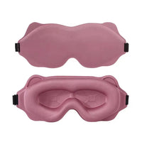 6D Contoured Sleep Mask — 100% Blackout, Zero Eye Pressure, Adjustable