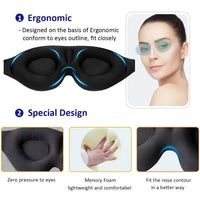 3D Contoured Cup Sleep Mask - photo 2