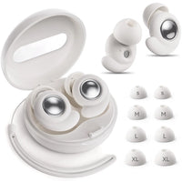 45 dB Noise Reduction Earplugs — Reusable Silicone, 4 Tip Sizes, With Case
