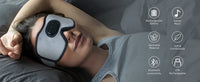 Bluetooth Sleep Mask Headphones — 3D Blackout Mask with Slim Flat Speakers