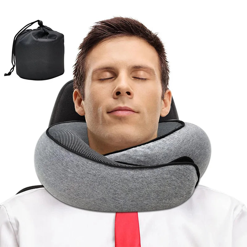 Memory Foam Travel Neck Pillow - photo 1