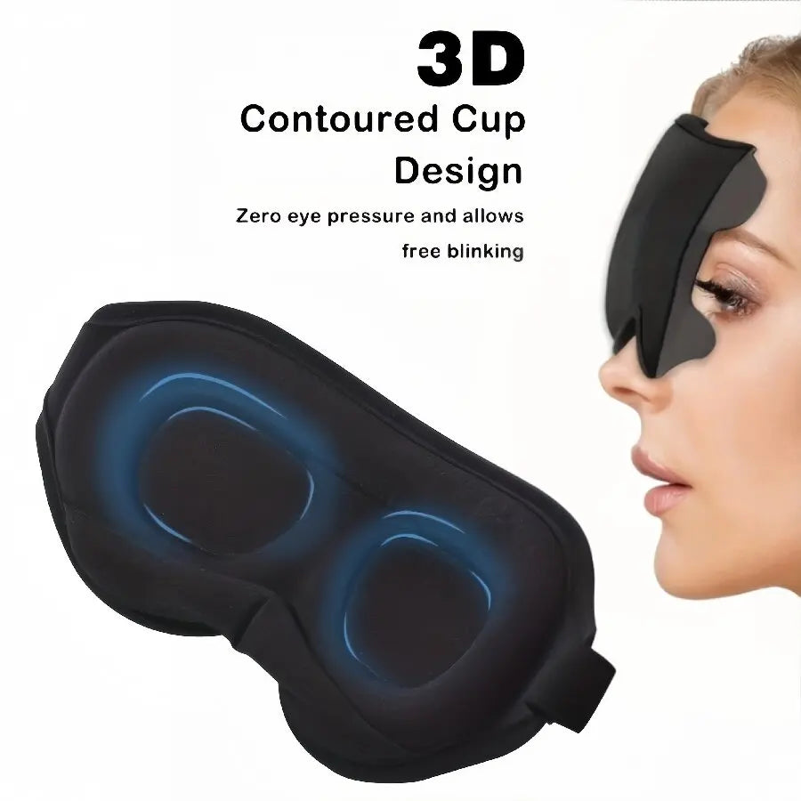 3D Sculpted Sleep Mask for Deep Rest - photo 4