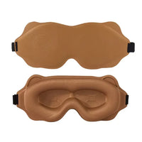 6D Contoured Sleep Mask — 100% Blackout, Zero Eye Pressure, Adjustable