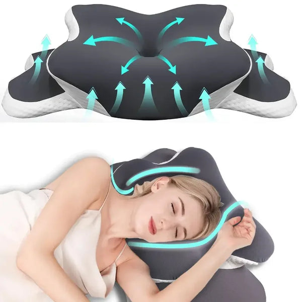 Butterfly Memory Foam Cervical Pillow - photo 1