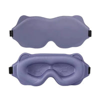 6D Contoured Sleep Mask — 100% Blackout, Zero Eye Pressure, Adjustable