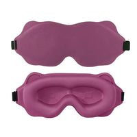 6D Contoured Sleep Mask — 100% Blackout, Zero Eye Pressure, Adjustable