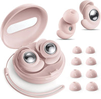 45 dB Noise Reduction Earplugs — Reusable Silicone, 4 Tip Sizes, With Case