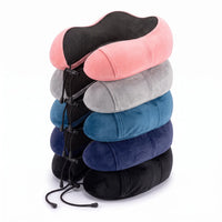 All colors | U-Shaped Memory Foam Airplane Neck Pillow, all colors stacked