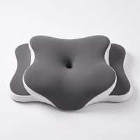DARK GRAY | Butterfly Dual-Height Cervical Pillow, front view