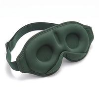 Green | 3D Sculpted Breathable Sleep Mask, inside angle