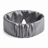 Grey | Silk Satin Sleep Mask, back