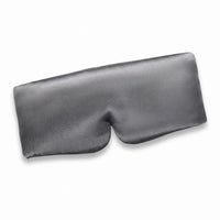 Grey | Silk Satin Sleep Mask, flat top